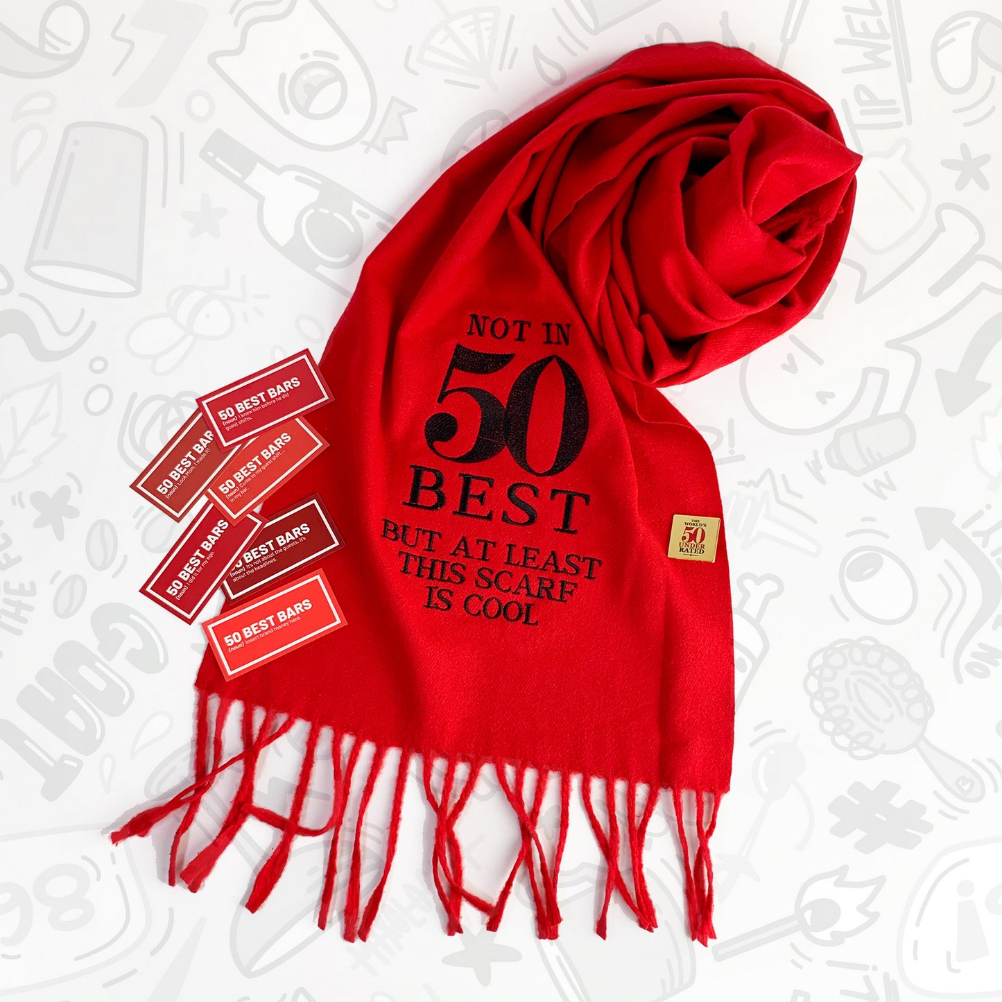 50 Best Bars Joke Gift Set by Broken Bartender