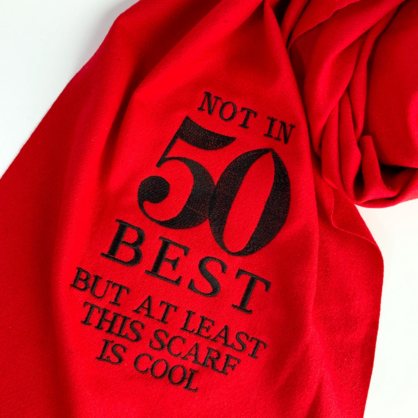50 Best Bars Scarf Joke Gift Set by Broken Bartender