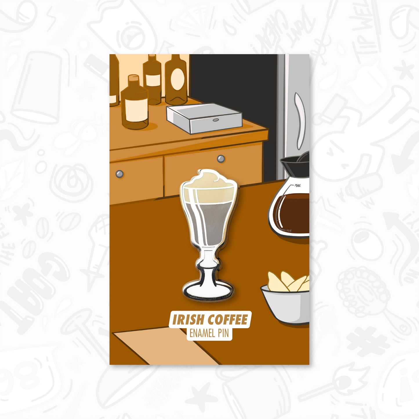 Irish Coffee Pin