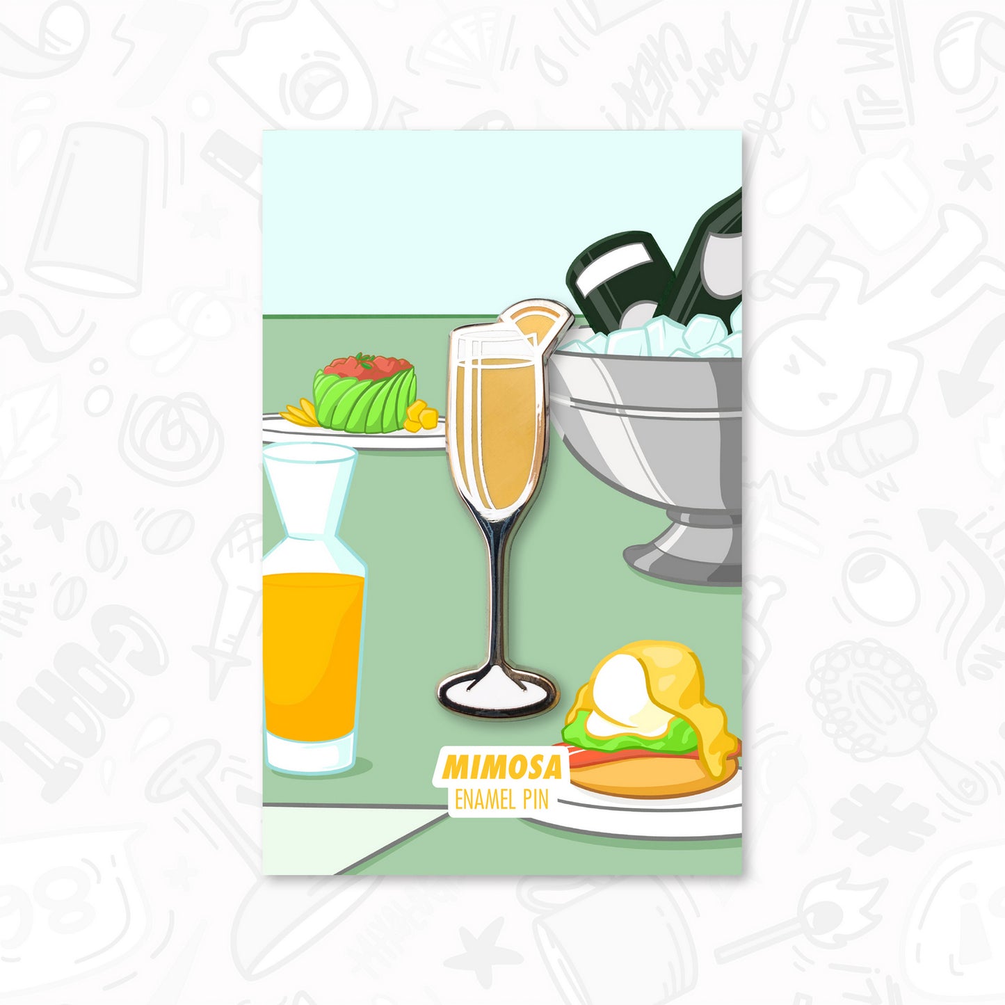 Mimosa Pin