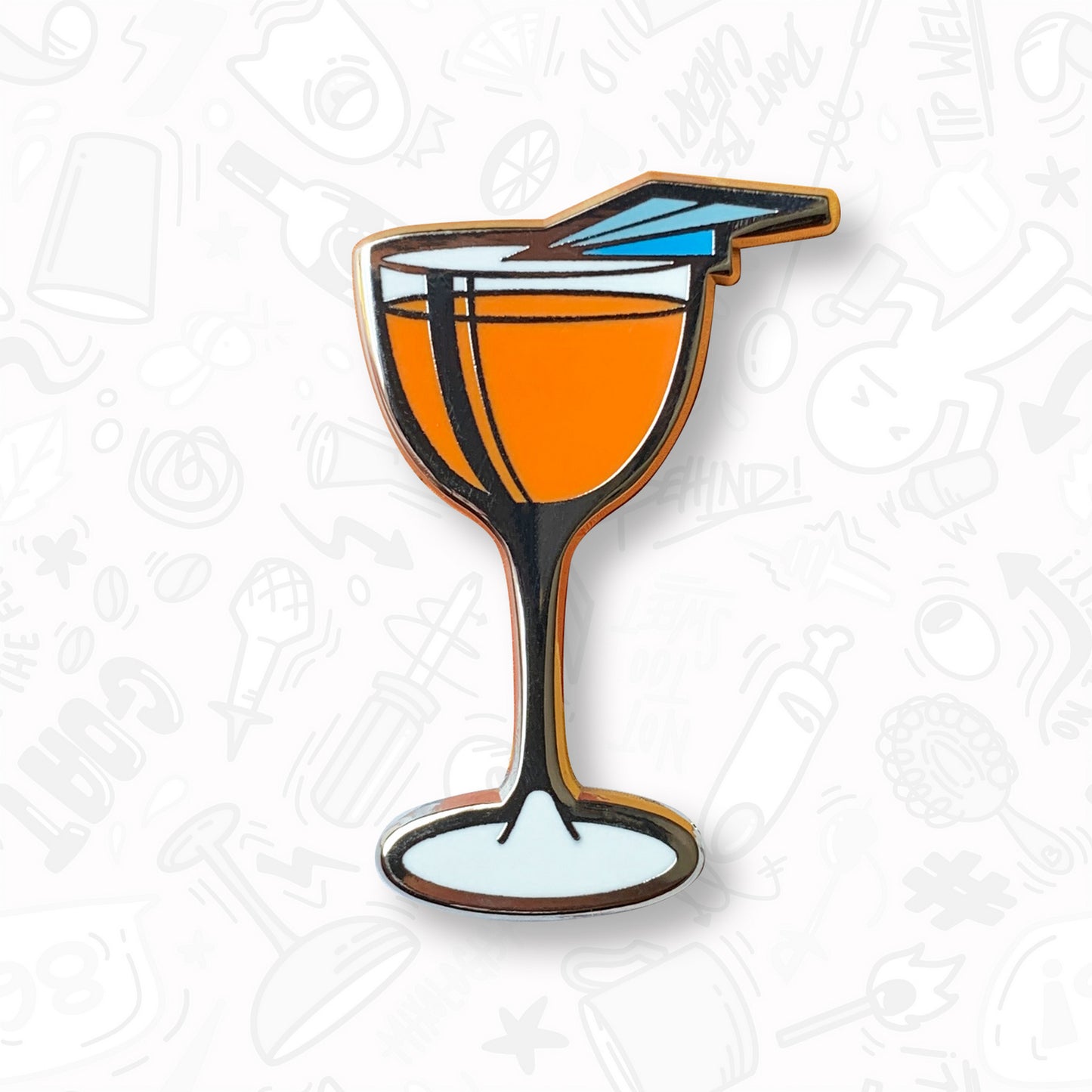 Paper Plane Pin