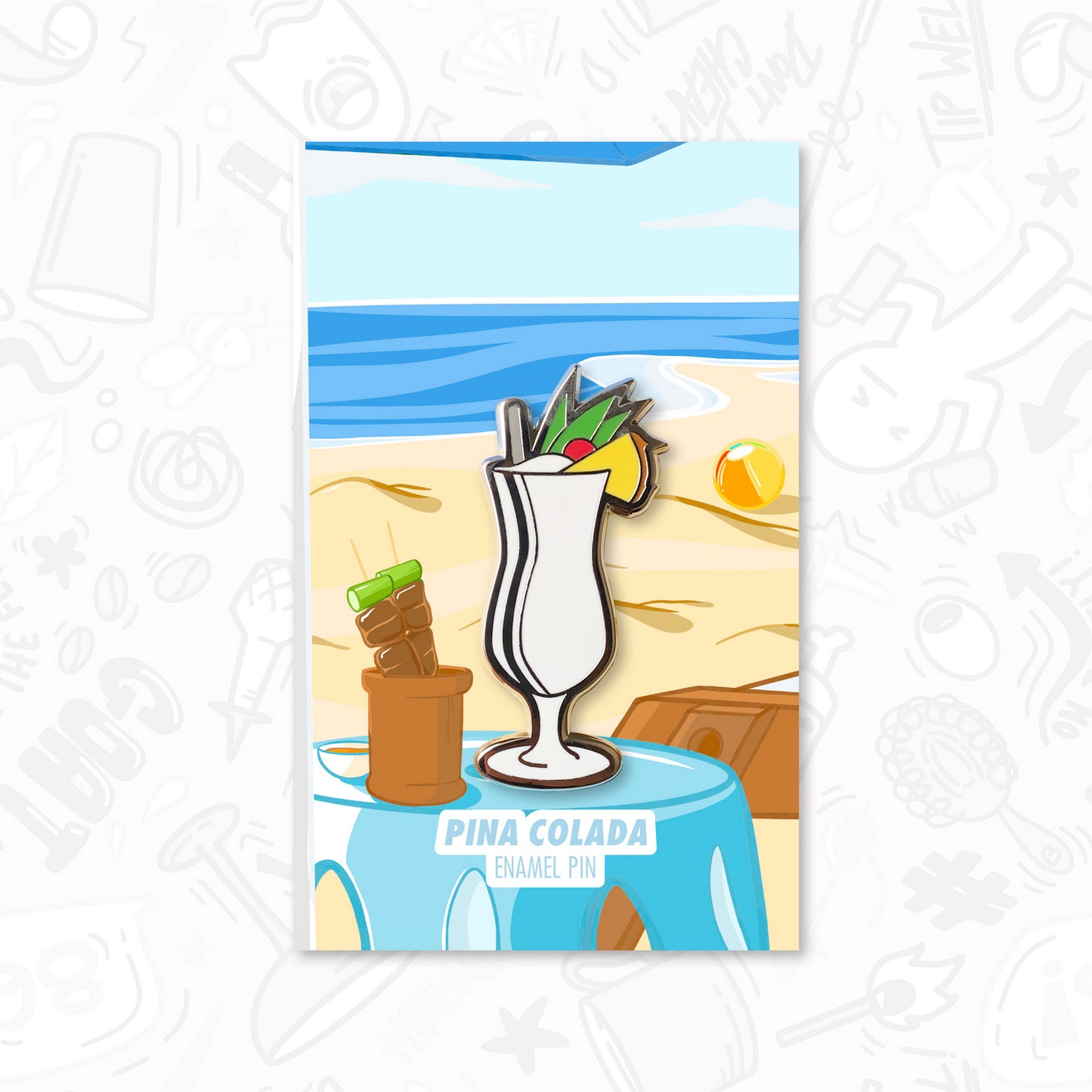 Piña Colada Pin