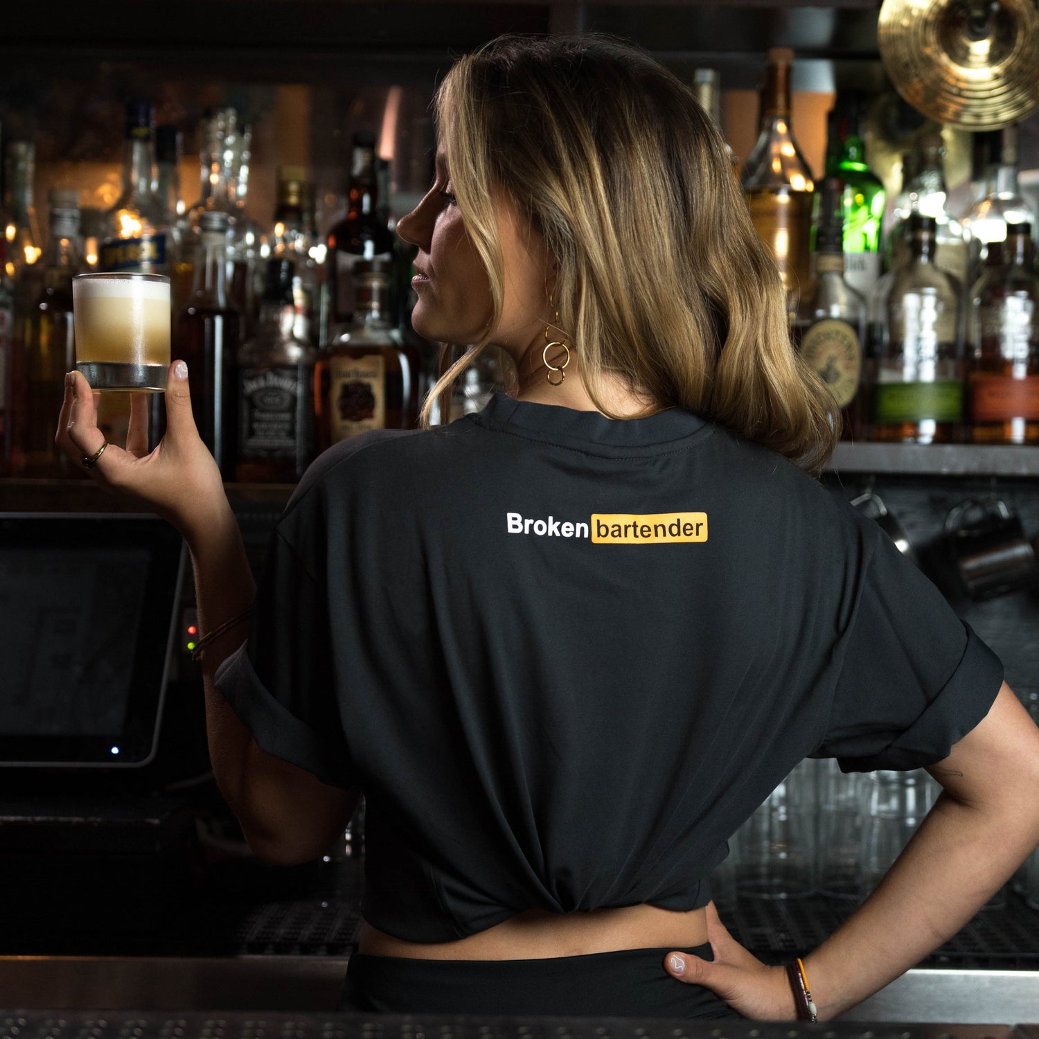 Amaretto Sour T-Shirt by Broken Bartender