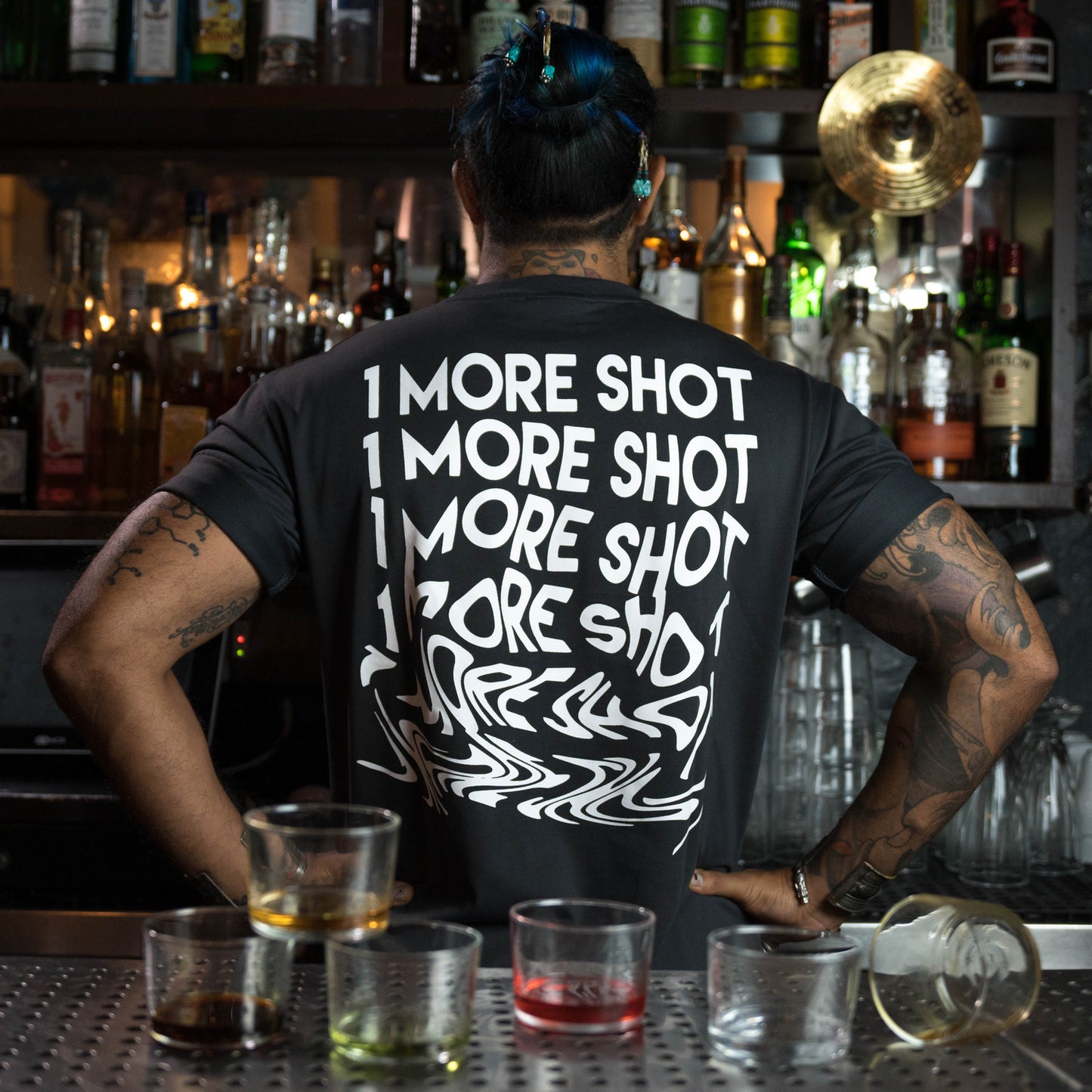 1 More Shot T-Shirt by Broken Bartender