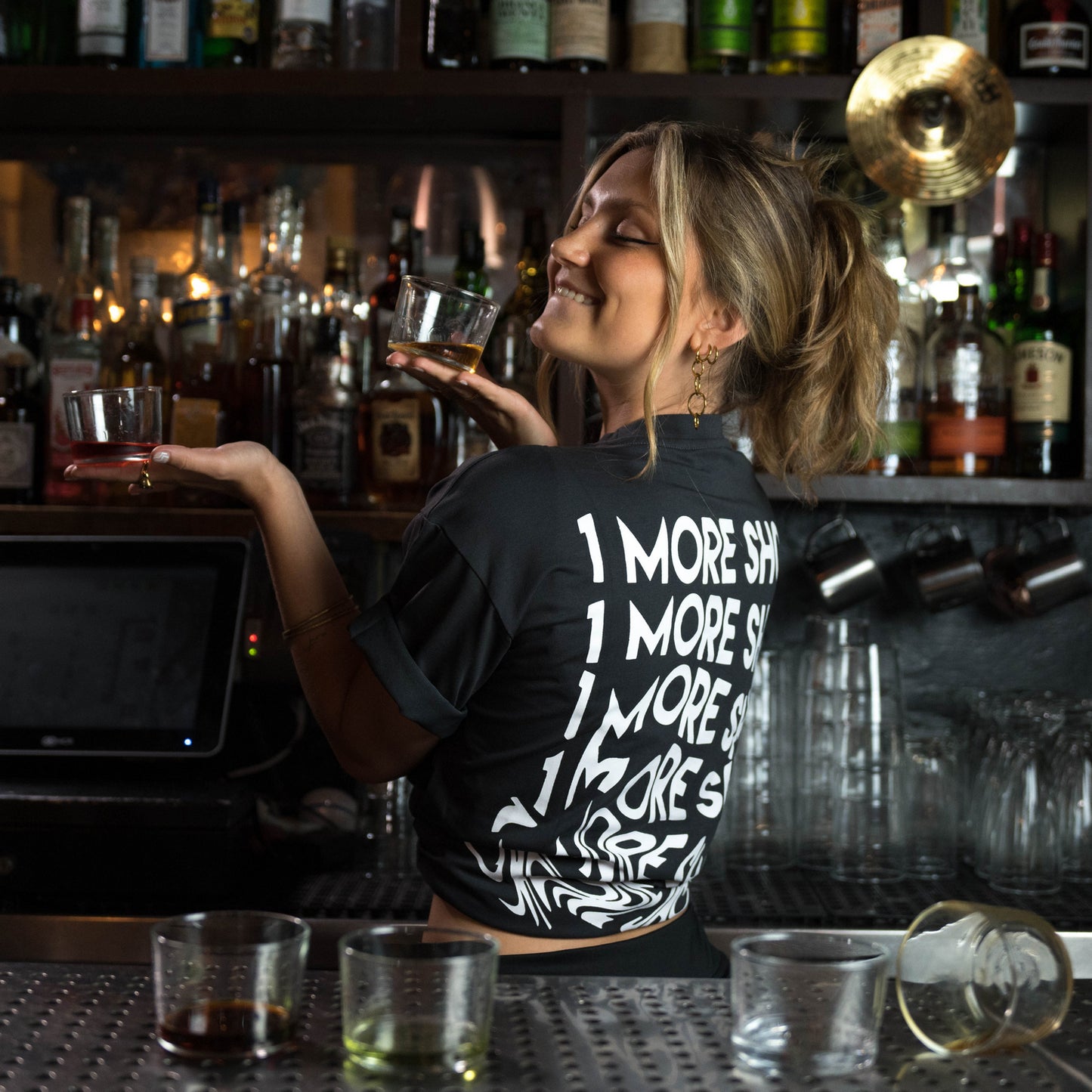 1 More Shot T-Shirt by Broken Bartender