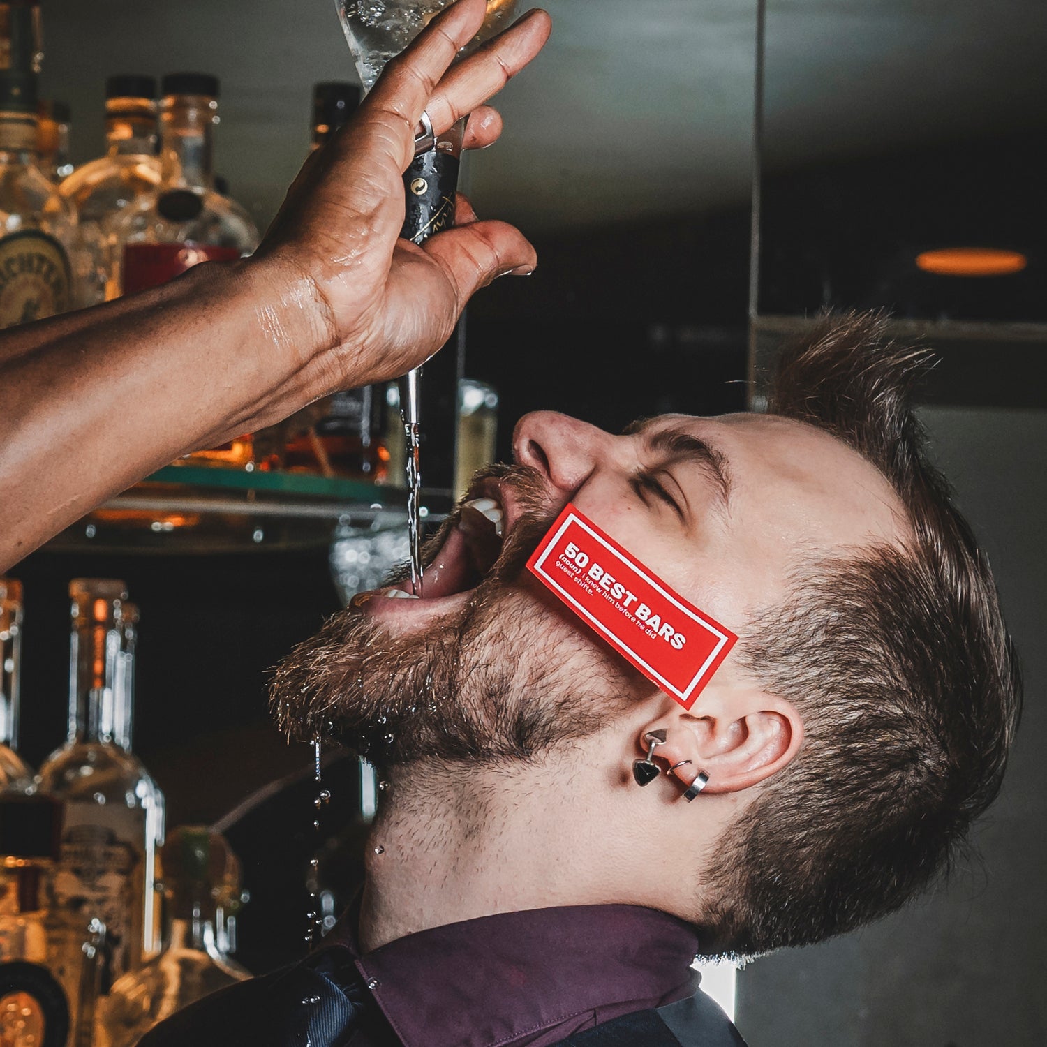 50 Best Bars Stickers Joke Gift Set