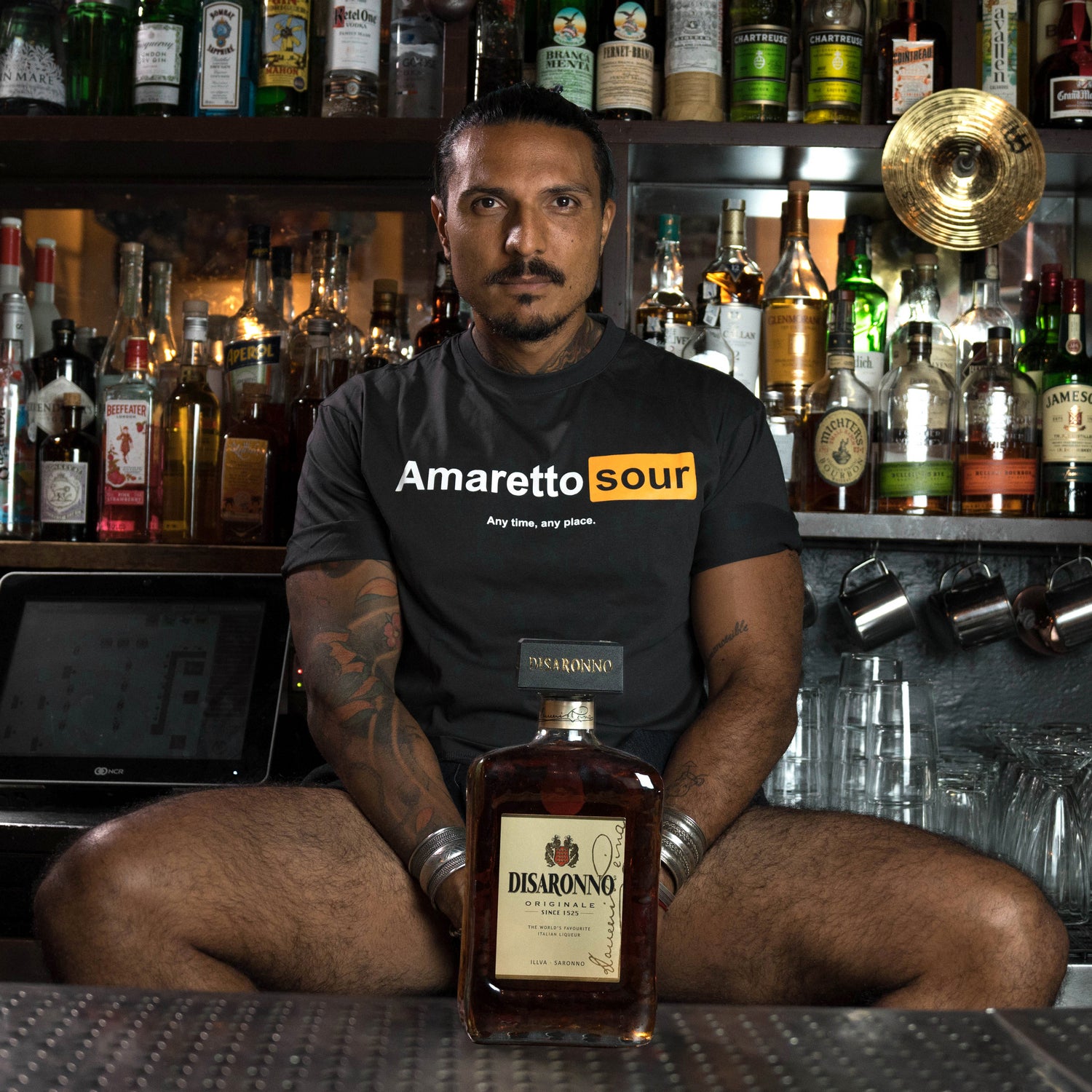 Amaretto Sour T-Shirt by Broken Bartender