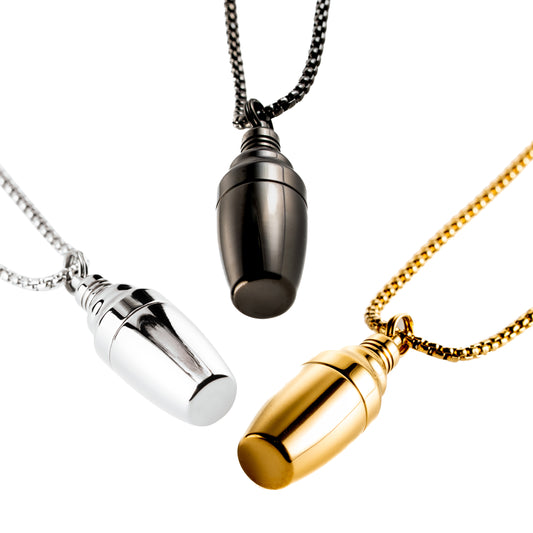 Smallest Cocktail Shaker Ever (Necklace)