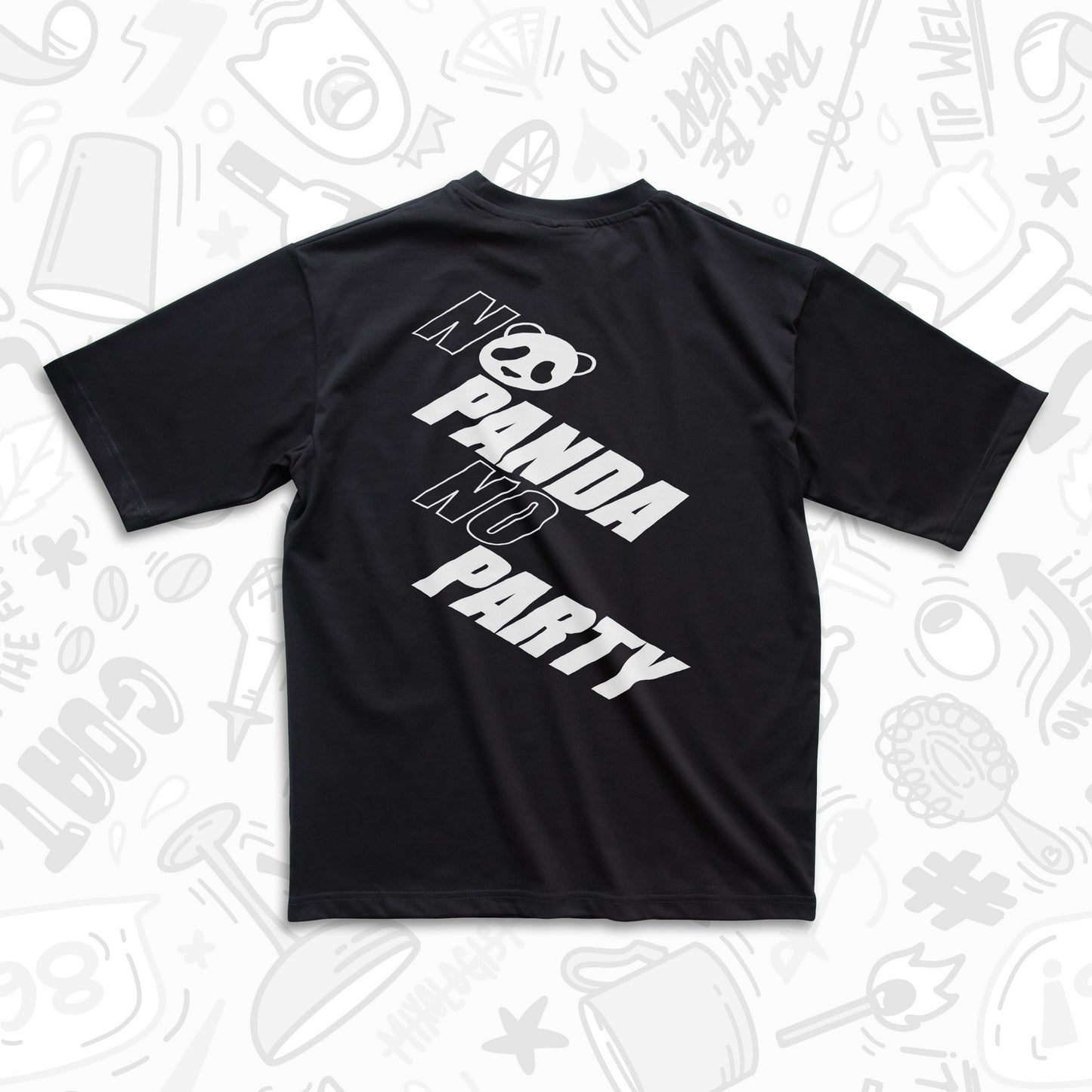 No Panda, No Party! T-Shirt by Broken Bartender x Panda & Sons