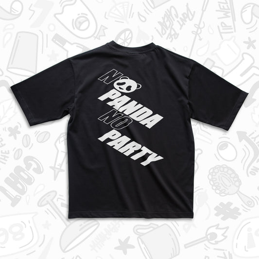 No Panda, No Party! T-Shirt by Broken Bartender x Panda & Sons