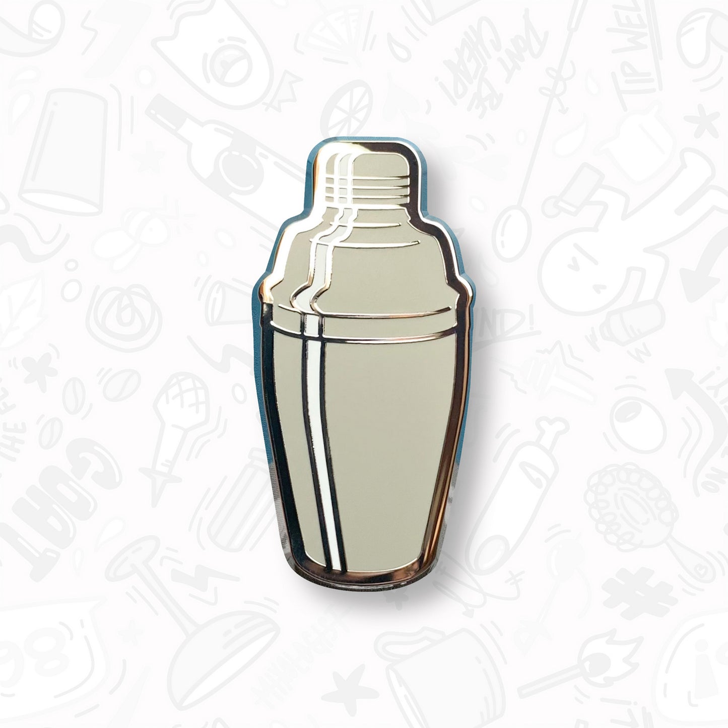 Cocktail Shaker Pin