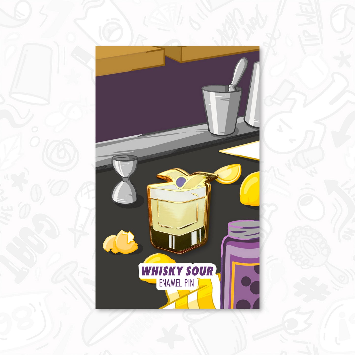 Whisky Sour Pin