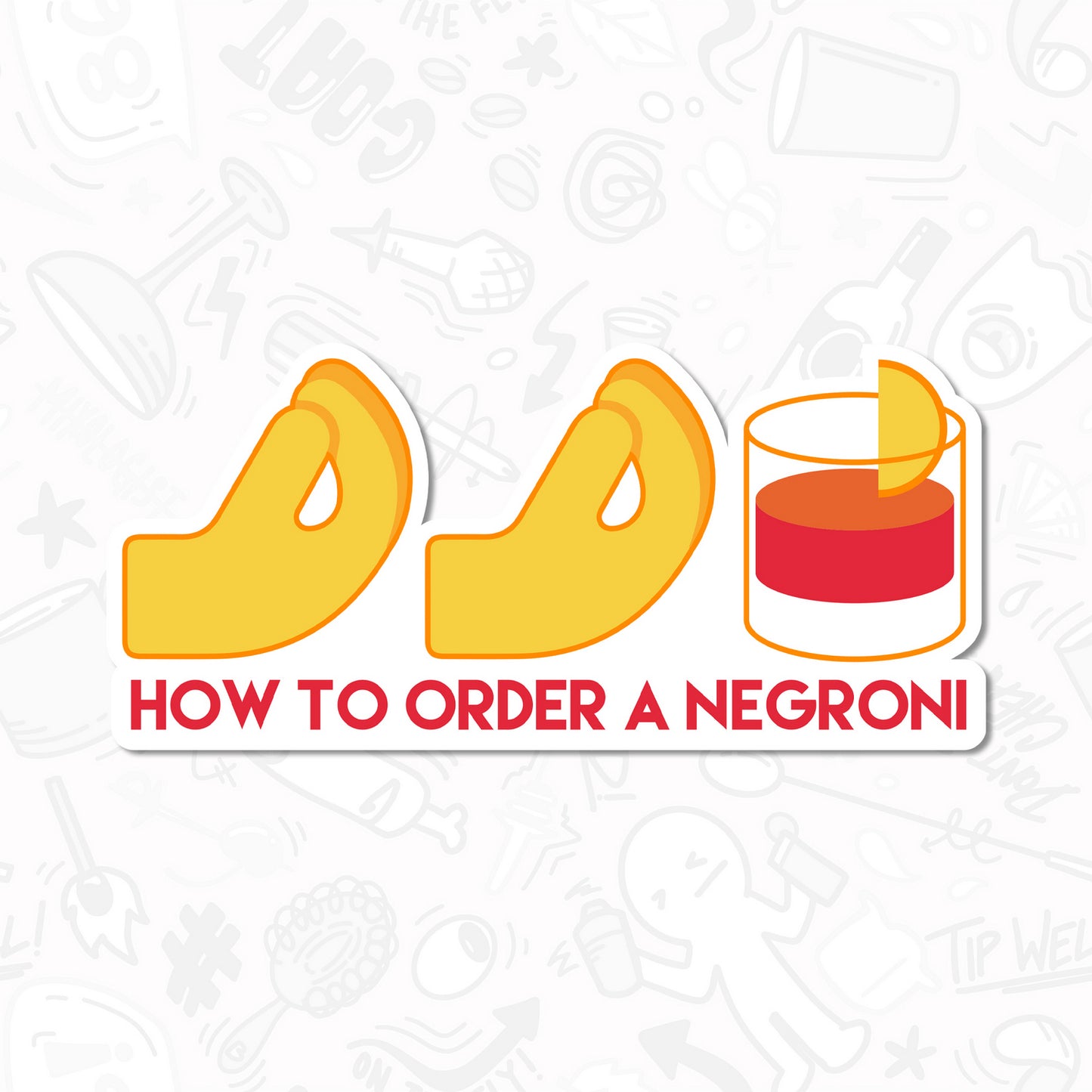 Negroni Sticker Pack