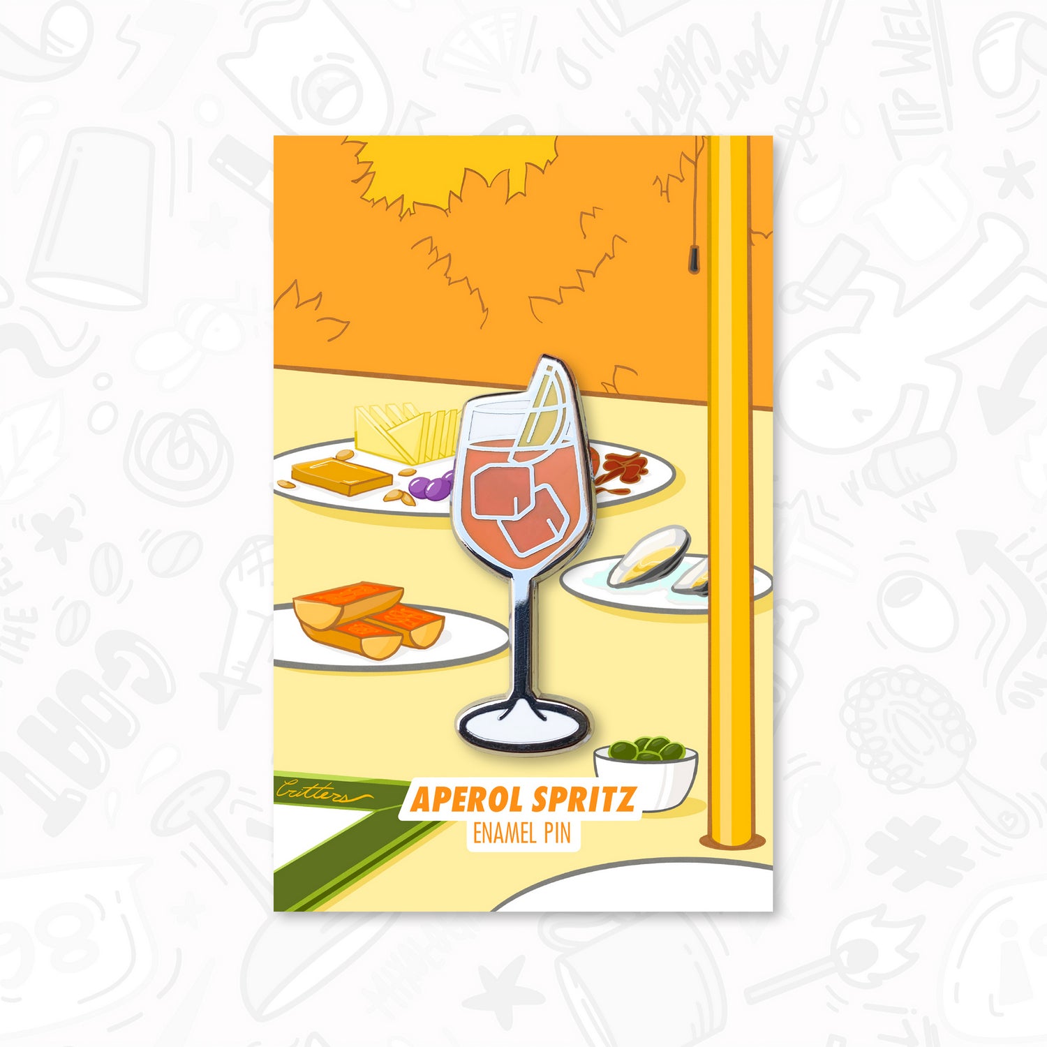 Aperol - Large Spritz Glass : The Whisky Exchange