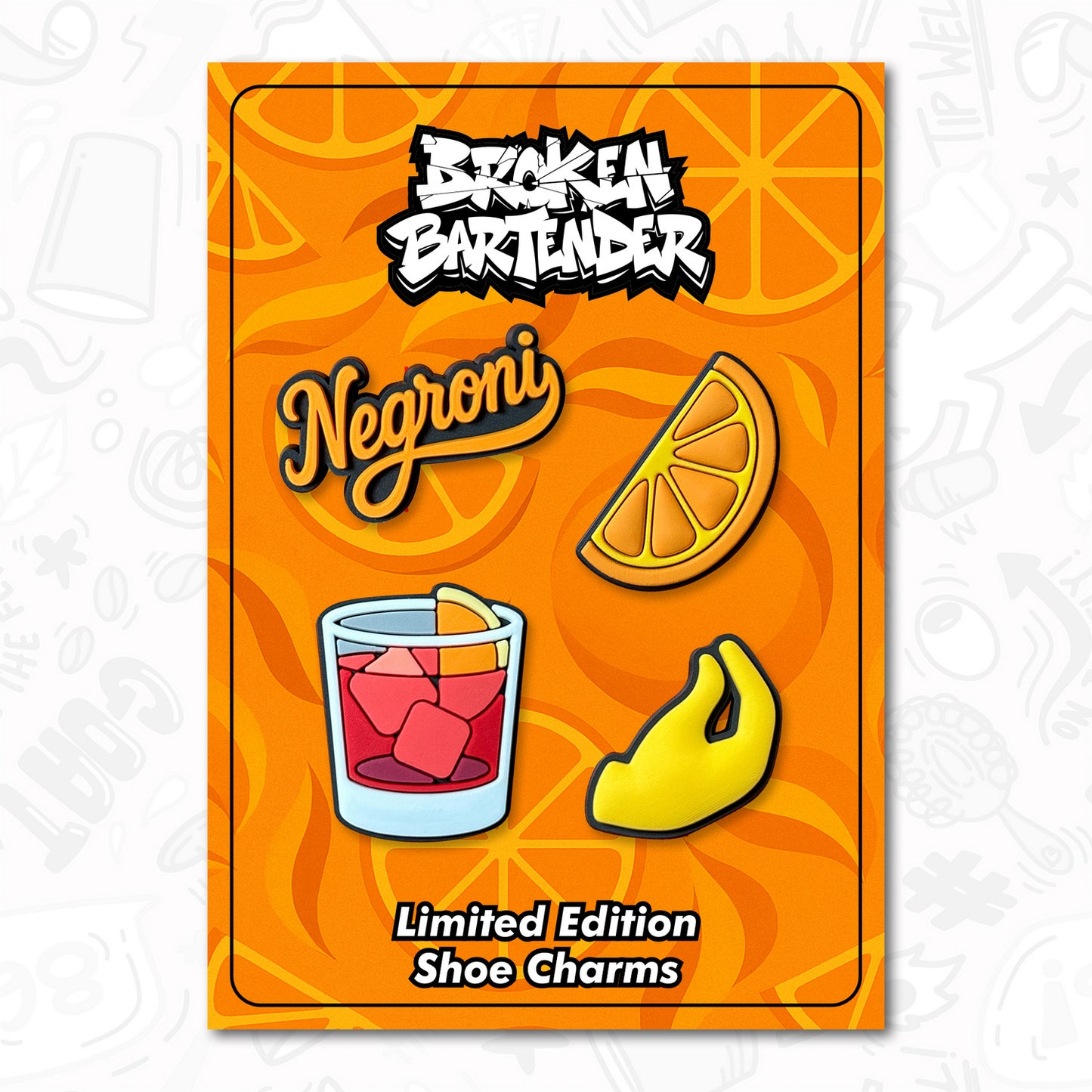 Negroni Week Croc Charms