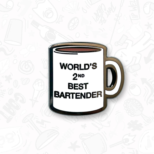 2nd Best Bartender Pin