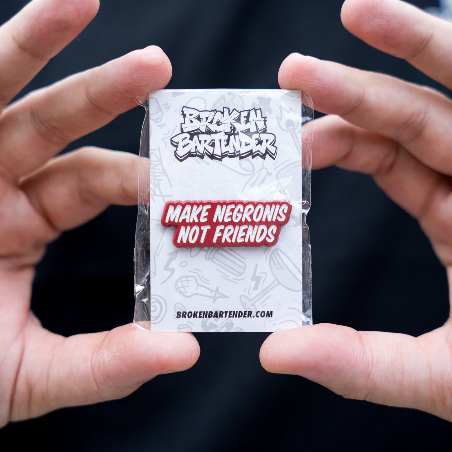 Make Negronis, Not Friends Pin