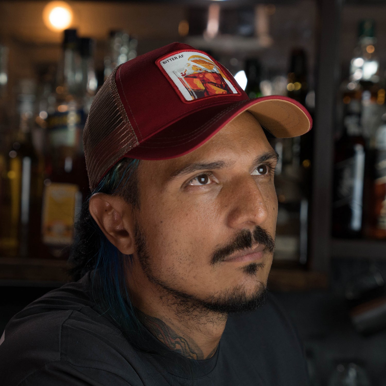 Bitter AF Negroni Hat in Creps Al Born by Broken Bartender
