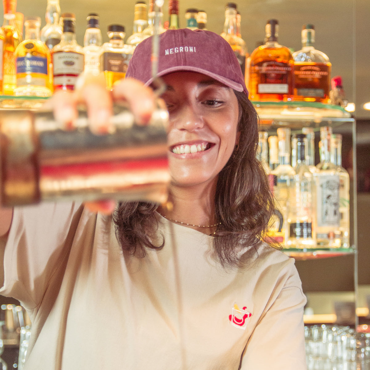 Negroni Dad Hat by Cocktail Critters