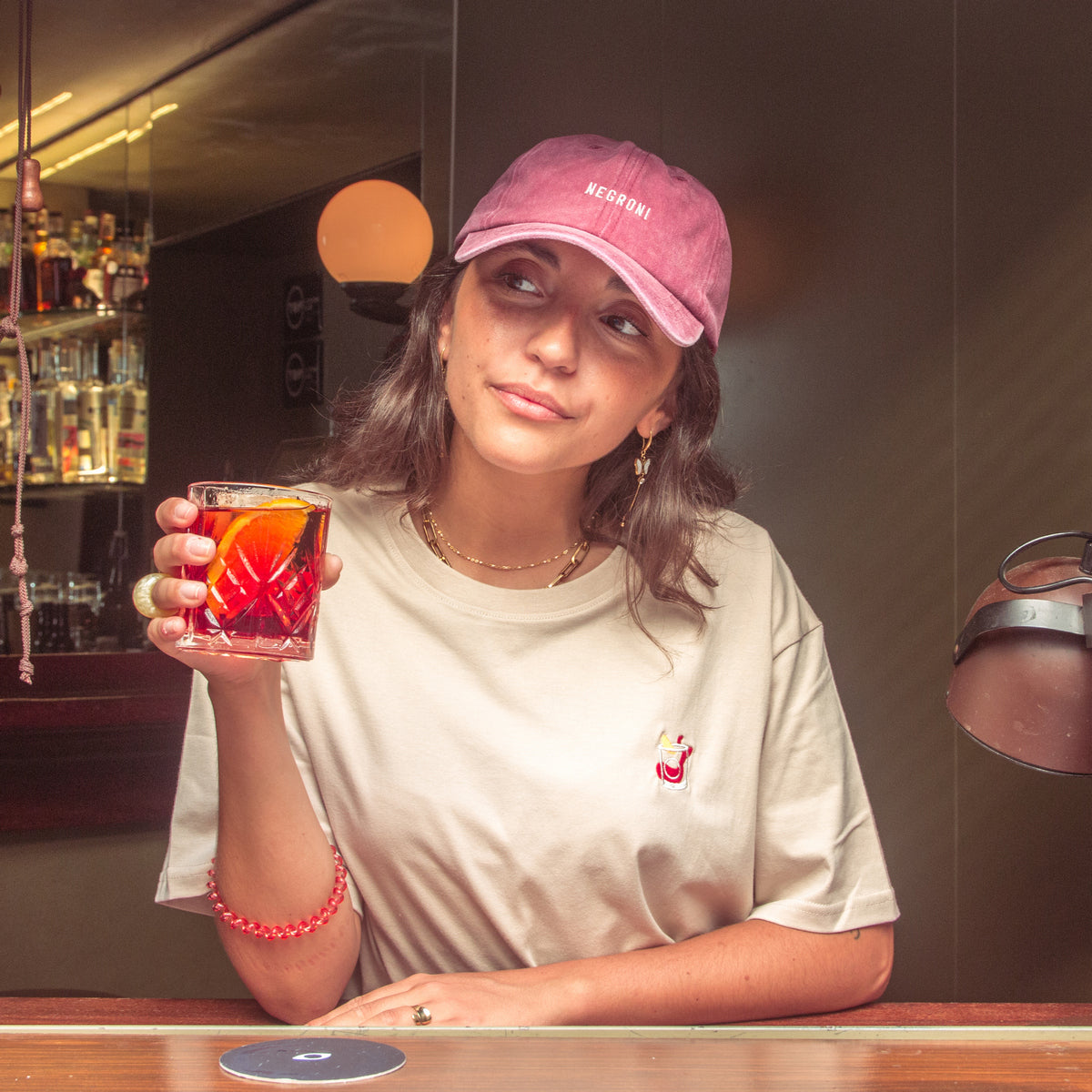 Negroni Dad Hat by Cocktail Critters