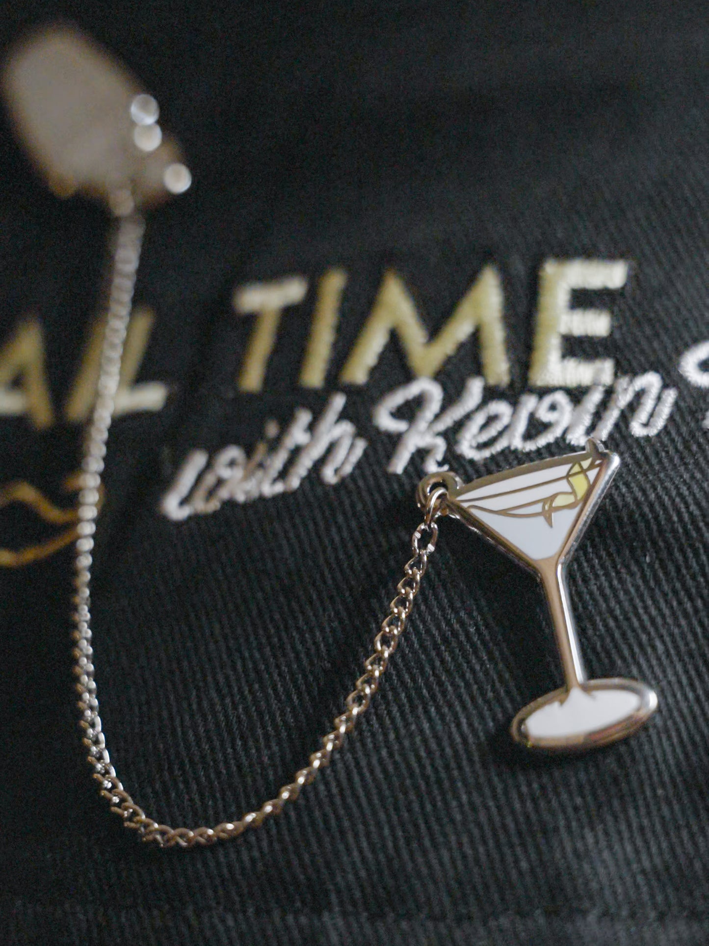 Cocktail Shaker & Martini Pin Set (with Chain) — Kevin Kos