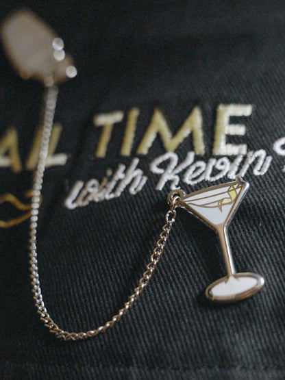Cocktail Shaker & Martini Pin Set (with Chain) — Kevin Kos