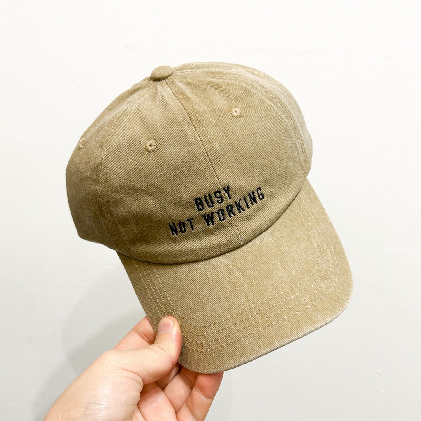 Busy Not Working Dad Hat