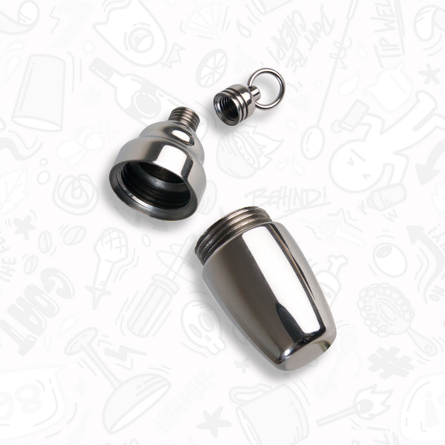 Smallest Cocktail Shaker Ever (Necklace)