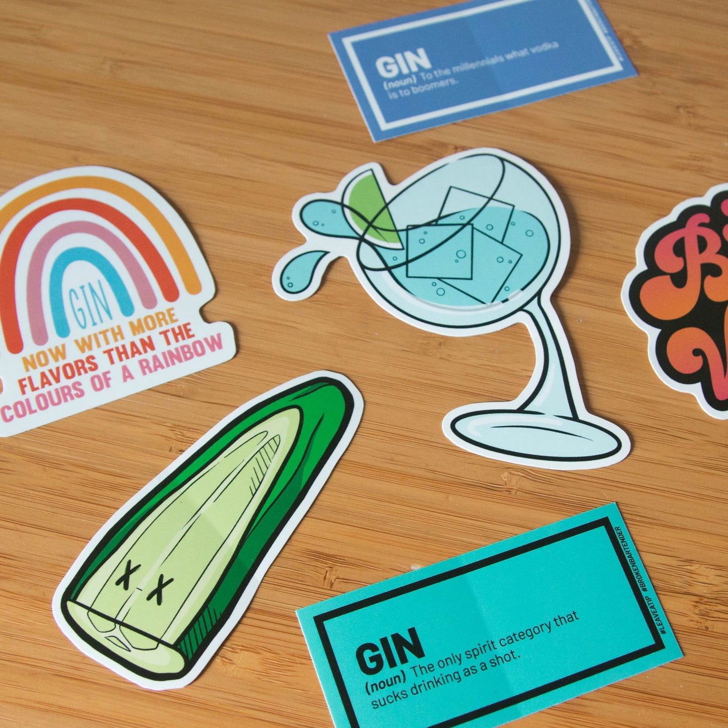 Gin Sticker Pack