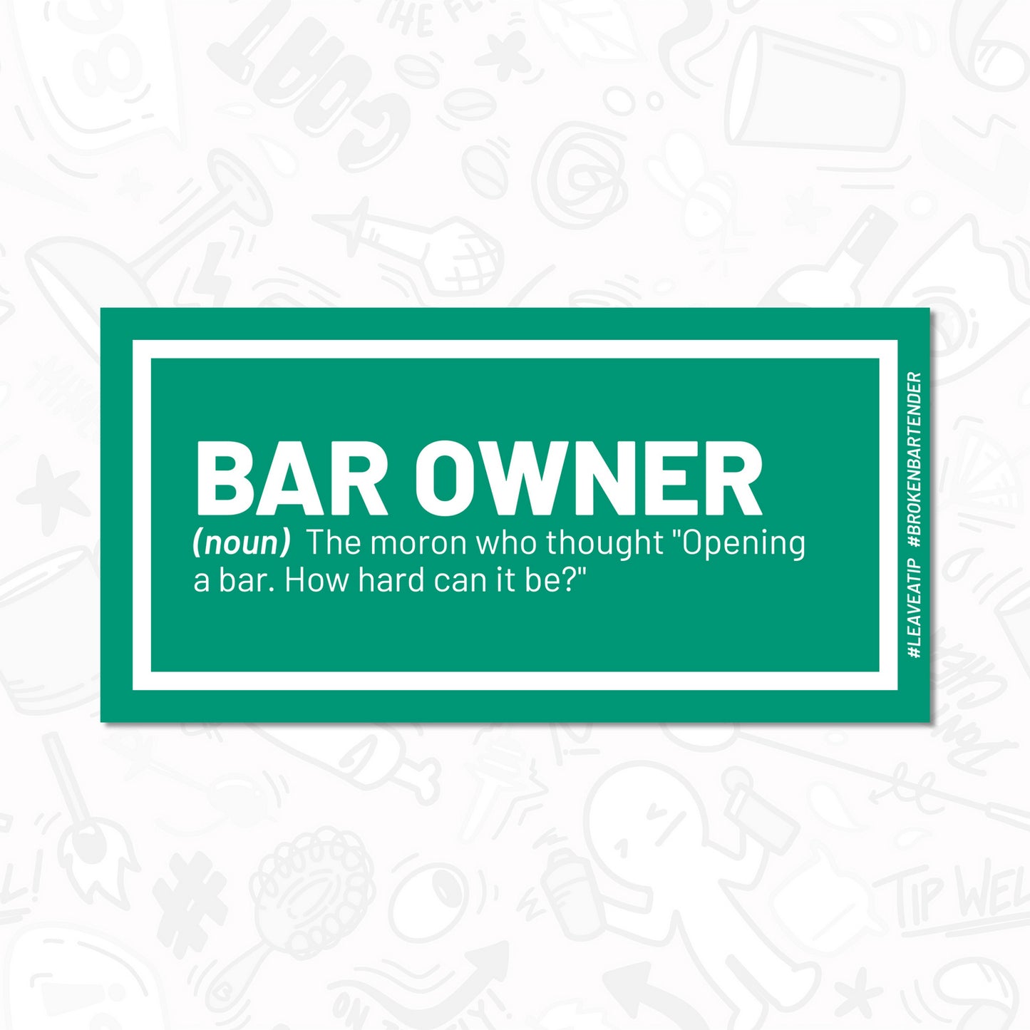 Bar Owner Sticker Pack