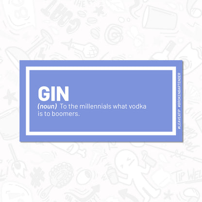 Gin Sticker Pack