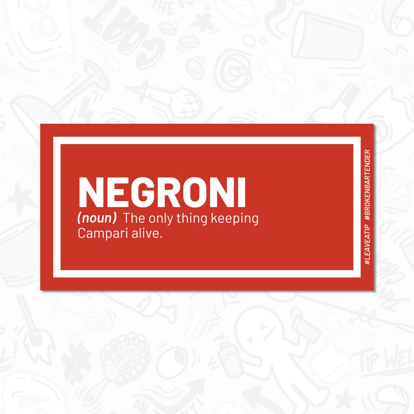 Negroni Sticker Pack