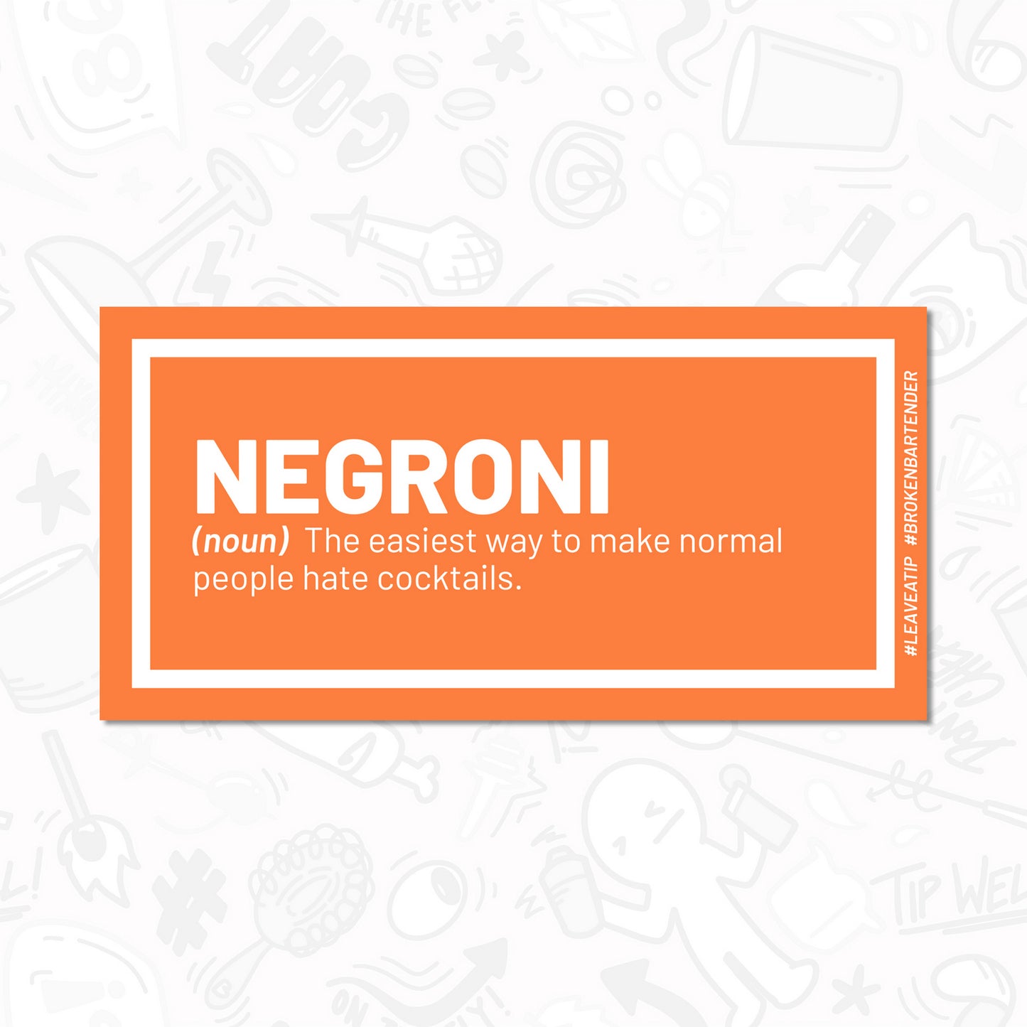 Negroni Sticker Pack