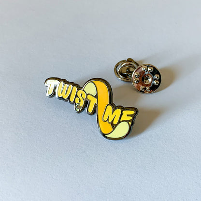 Twist Me Enamel Pin by Broken Bartender